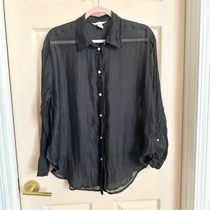 Black H&M lightweight button up